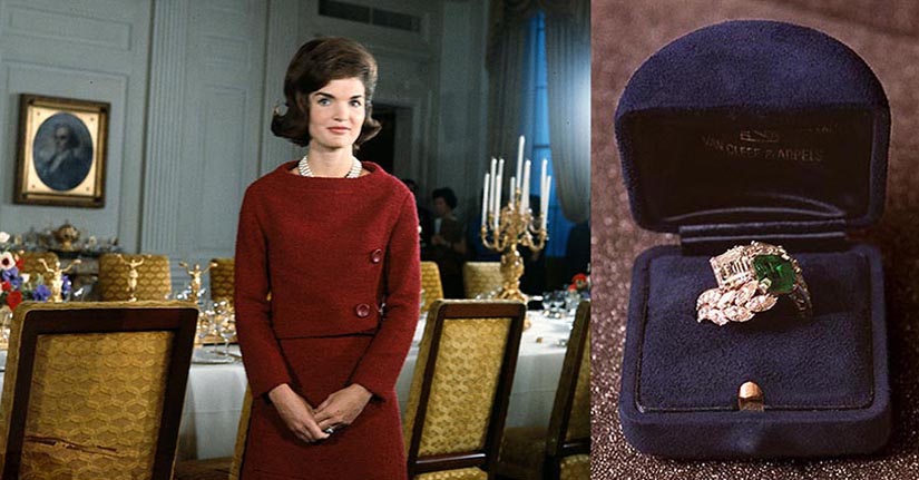 Jackie Kennedy rediseñó su anillo de compromiso