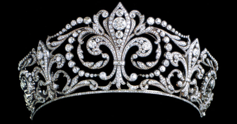 Joyas de la corona La Tiara de la de Lis OroJoyas