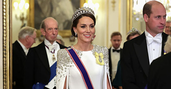 Kate Middleton brilla como princesa con la tiara preferida de Diana 
